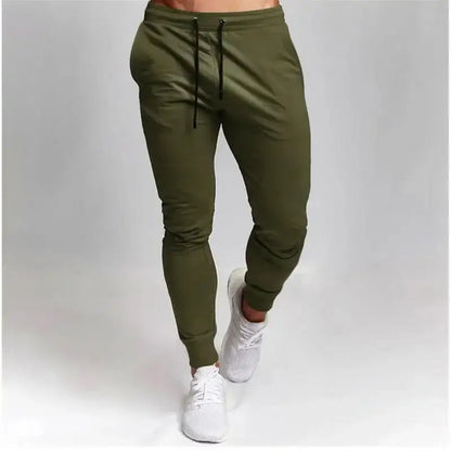Casual Pants Men's Jogger Sweatpants Large Size Elastic Waist Sports Trousers Loose Fitness Clothes Spring Thin Section.