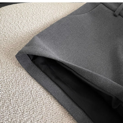 Elegant Solid A-Line Wide Leg Shorts Fashion Women 2025 New Summer High Waist Korean Pants Casual Office Lady Commute Outfits.