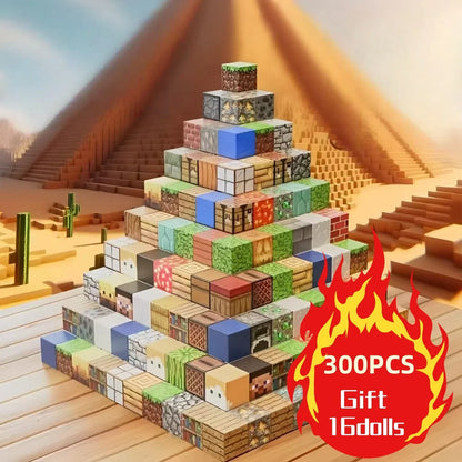 500pcs DIY Magnetics Building Blocks Mini World Magnetic World Kids DIY Model Building Blocks Puzzle Blocks For Children's TOYS.