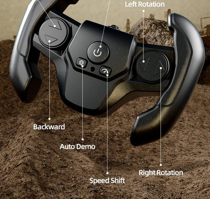 Q210 Amphibious Rc Car Dual Control 4WD Off-road Remote Control Waterproof Vehicle 2.4G Electric Climbing Crawler Toys for Kids