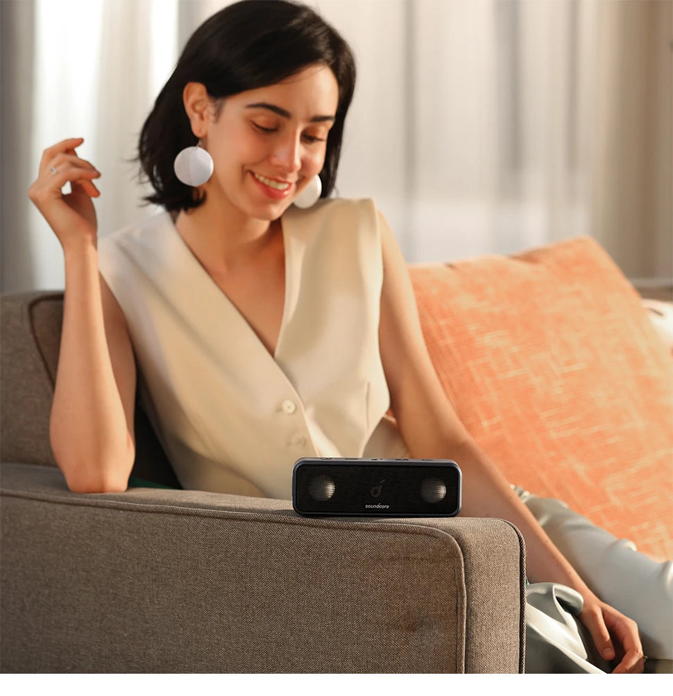 (EU stock) Soundcore 3 from Anker, Bluetooth 5.0 loudspeaker, 24H playing time, IPX7 waterproof, stereo sound with titanium membrane, Bas.