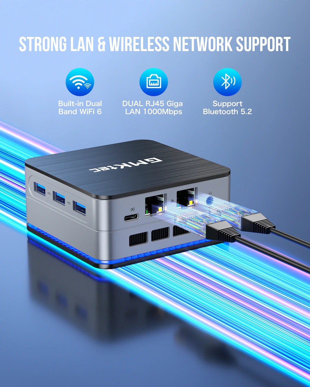 GMKtec G2 Mini PC Windows 11 Pro Intel 12th Gen Alder Lake N100 Mini PC DDR5 12GB RAM 512GB ROM WiFi 6 BT5.2 Desktop Computer.