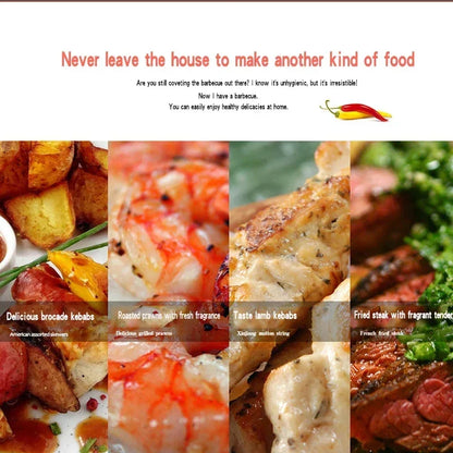 U-shaped electric oven Korean household non stick electric oven smokeless barbecue plate iron plate barbecue pot.