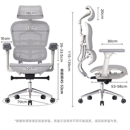 Bequemer ergonomischer Stuhl, drehbare Fußstütze, Räder, luxuriöser Ästhetikstuhl, Executive-Design, moderne Silla-Gamer-Möbel für Erwachsene