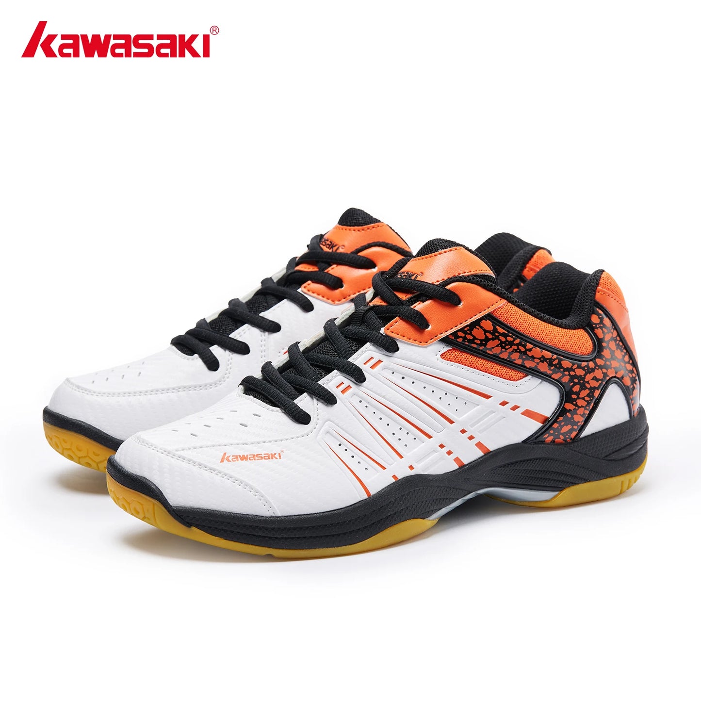 Kawasaki New Badminton Shoes Sneakers Mens Tennis Breathable Anti-Slippery Sport Shoes for Men Women K-065D
