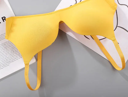 Women Seamless Bra Sexy No Wire Push Up Underwear Girls Students Breathable Thin Bras Sujetadores Sexys Ropa De Mujer Лифчик 브라