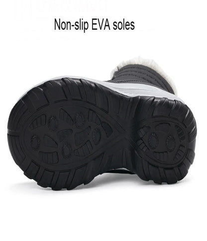 Women's Boots Lightweight Fur Boots Ankle Heels Winter Shoes Woman Fashion White Platform Botas Mujer Snow Boots Winter Footwear.