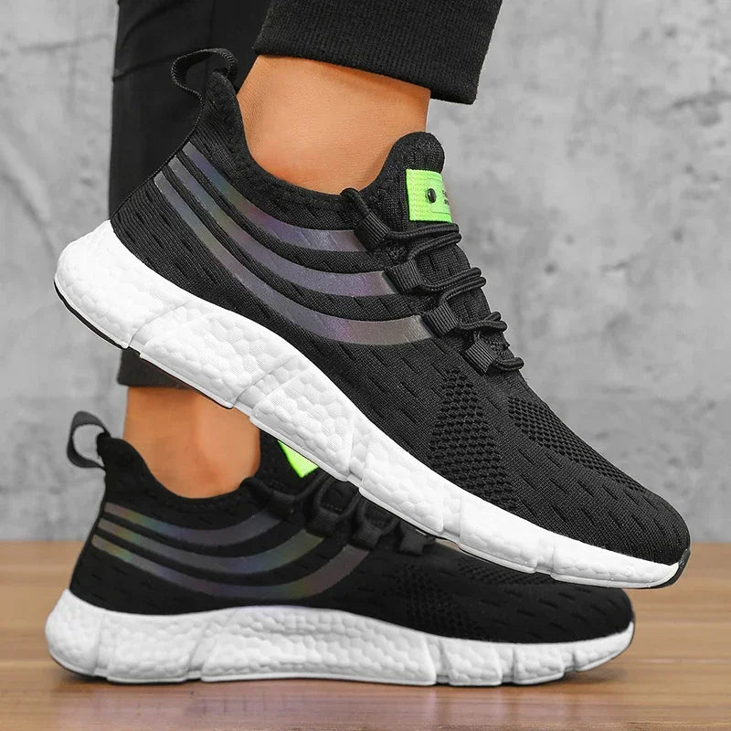 Men’s Sneakers Comfortable Breathable Platform Shoes Summer Man Running Shoes Breathable Comfortable Fashion Walking Sneakers.
