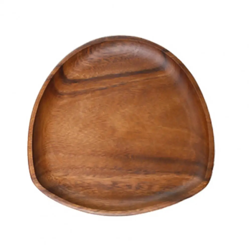 Natural Wooden Tray Retro Plate Fruit Snacks Food Storage Trays Hotel Home Serving Tray Decorate Supplies.