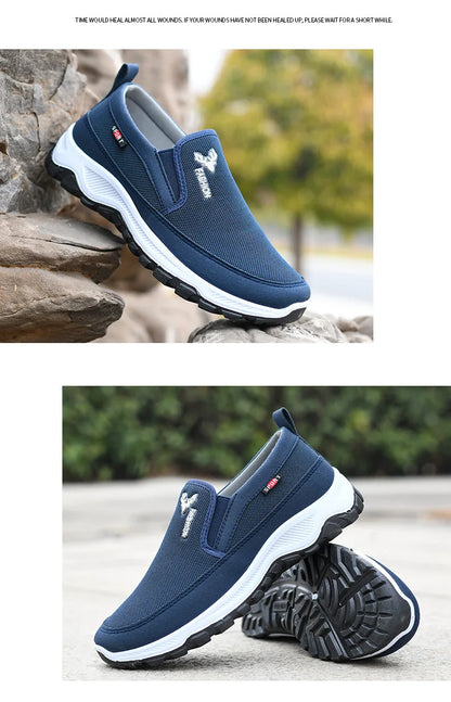 Men's Shoes Casual Sneakers Summer Breathable Mesh Waterproof Outdoor Slip On Flats Affordable Free Shipping Shoes