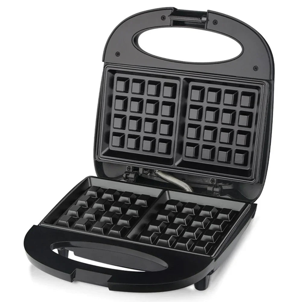 Mini Waffle Maker Sandwich Machine Cake Maker Nonstick Electric Baking Pan Multi Functional Dessert Breakfast Machine.