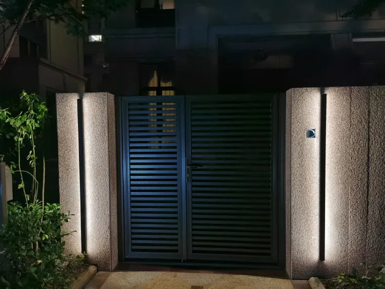 Wasserdichte Außenwandleuchte LED-Streifen Hintergrund Wandleuchte Treppe Gartenlampe Wohnzimmer Schlafzimmer Nachttisch IP65 Wandleuchten.