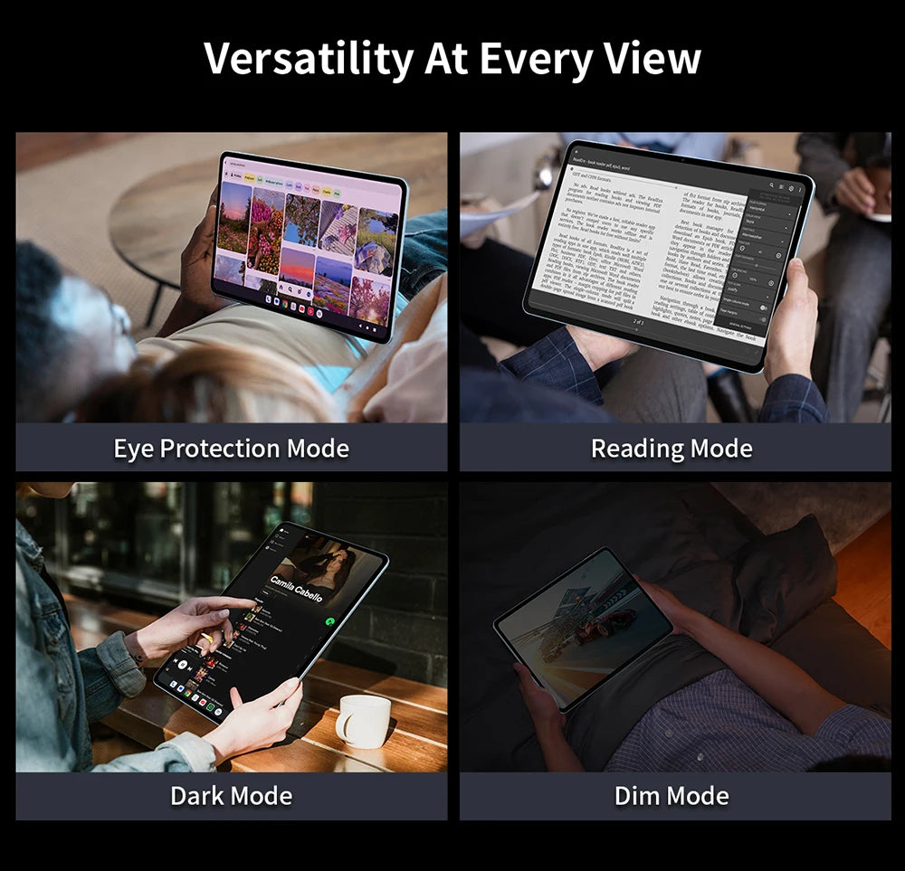 【New】Teclast T60 Plus 12 Inch Tddi 90Hz 2K Screen 2000X1200 Android 14 Widevine L1 Mtk Helio G88 (6Gb Ram+10Gb Expansion)16Gb/128Gb 8000Mah Battery 4g Lte Dual Sim Tf up to 1Tb.