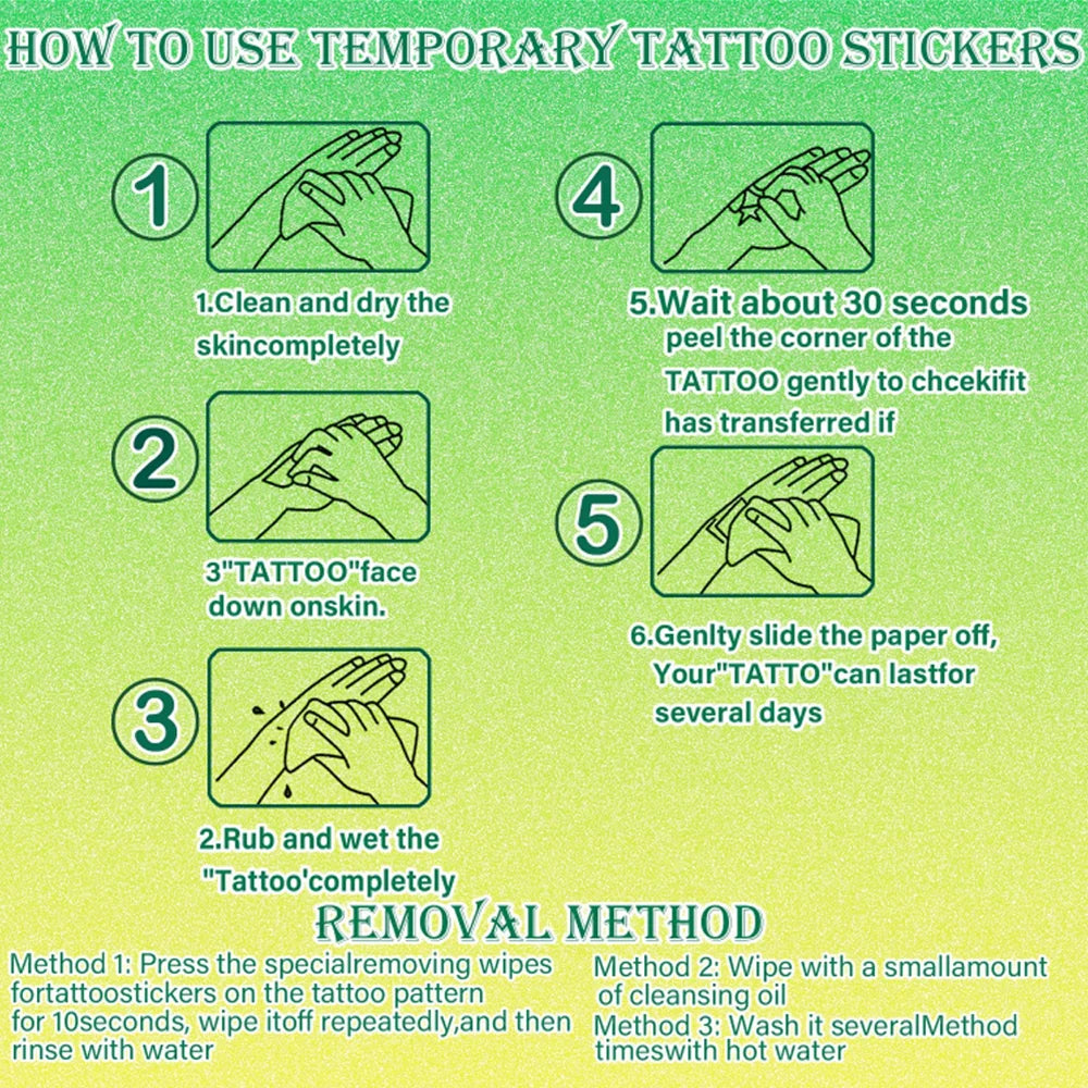 54 stücke Temporäre Tattoo Fictional Tier Darstellungen Cartoon Cartoon Tiere Wildlife Icons Temporäre Tattoo Aufkleber Für Arme.