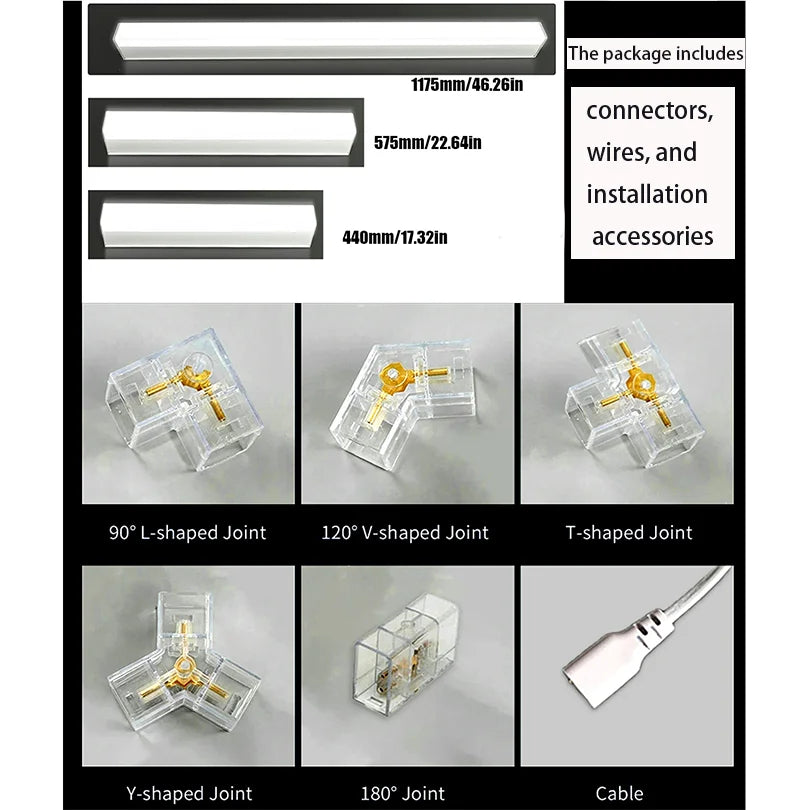 LED Honeycomb Lamp Barbershop Light Hexagon Lights Lamp AC85-265V Led Tube Ceiling Lighting For Car Detailing Workshop.