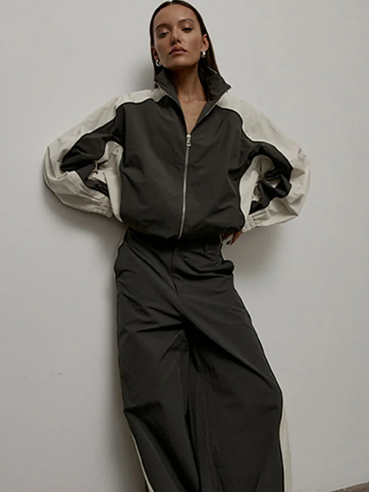 Two Piece Sets Pant Set Women Tracksuit Jogger Y2k Sweatshirts Autumn Winter Sports Elastic Waist Streetwear Pants Matching Sets