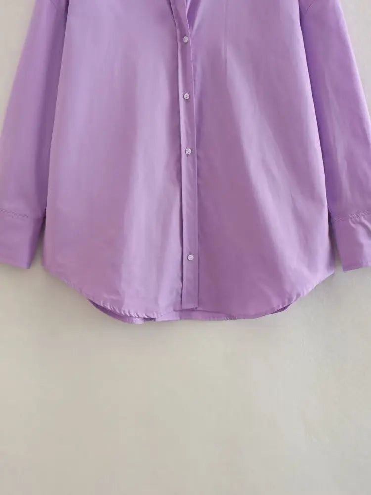 MUJER Women Shirt Multicolour Button Up Shirt Women Summer Long Sleeve Top Female Streetwear Oversize Shirts And Blouses Women