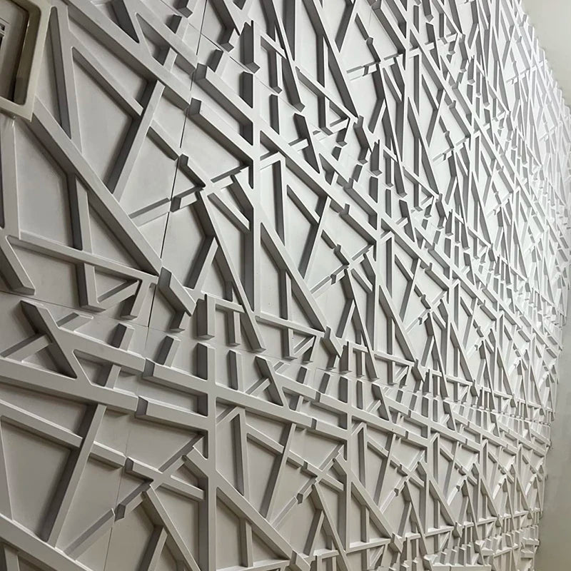 12pcs 30x30cm 3D Stereo Wall Panel Diamond Champagne gold Wood grain tile 3D wall sticker Wood grain living room Bathroom paper