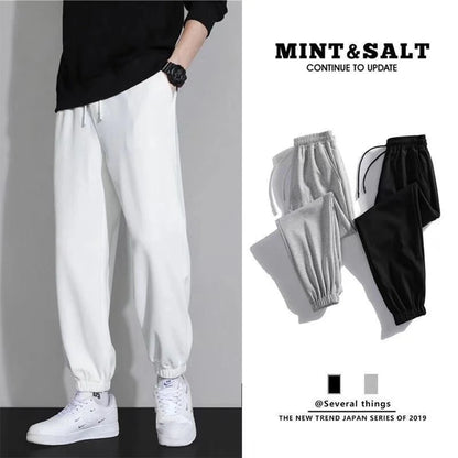 Men's Casual Pants Fashion Drawstring Casual Pants Joggers Workout Running Gym Fitness Sports Trousers Streetwear Trousers S-3XL.