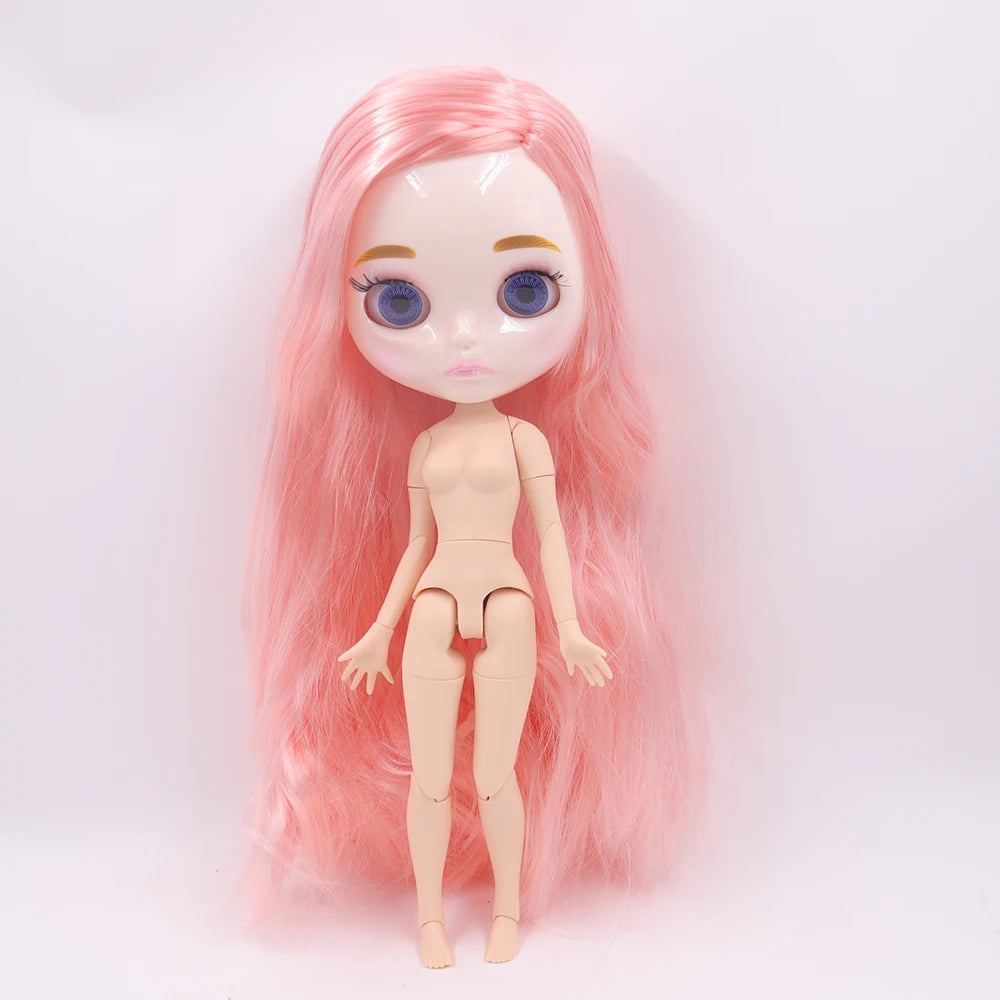 ICY DBS Blyth Doll 1/6 Joint Body 30CM BJD toys Natural shiny face with extra hands AB DIY Fashion Dolls girl gift.