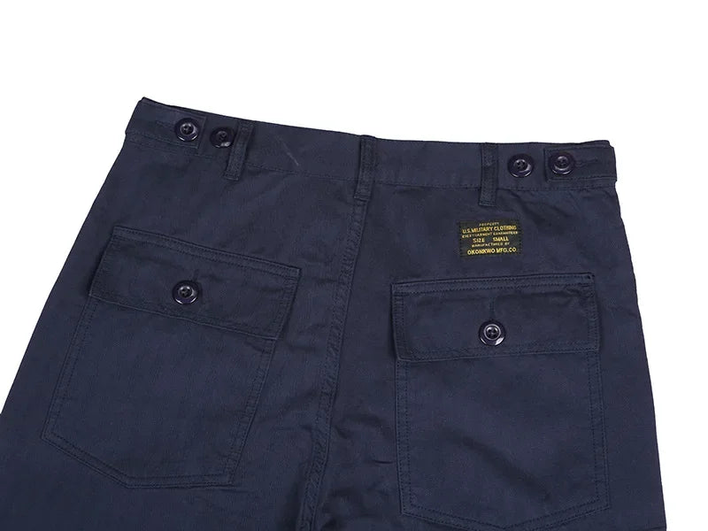 OKONKWO American Style Vintage Military Pants OG-107 Work Casual Pants People's Pattern Trousers Ame Kwo
