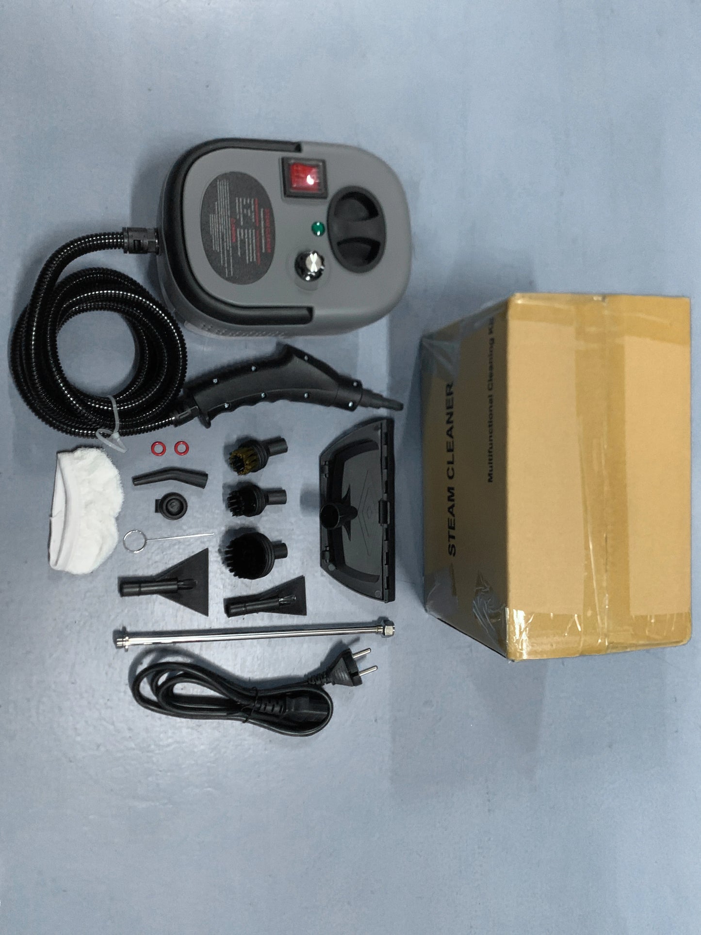 2500W High And Temperature Handheld Steam Cleaners Air Conditioner Kitchen Hood Car Steam Clean Machine Floor and More Cleaning.