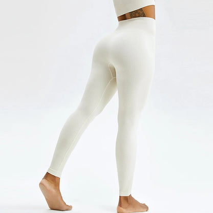 Ribbed Seamless Yoga Leggings For Gym High Waisted Push Up Sport Women Fitness Pants Workout Tummy Control Tights Female Legging