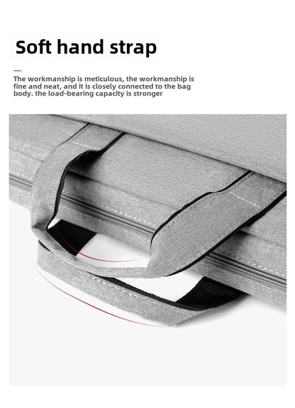 Laptop Bag Sleeve Case Shoulder HandBag Notebook Pouch Briefcases for 14 15 17 Inch Macbook Air Pro HP Huawei Asus Dell Xiaomi.