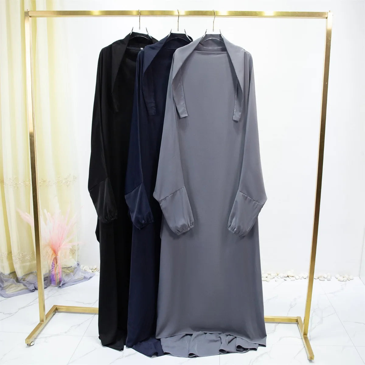 Women's Traditional Arabian Batwing Sleeve Abaya Muslim Loose Maxi Length Dress Women Jilbabs.