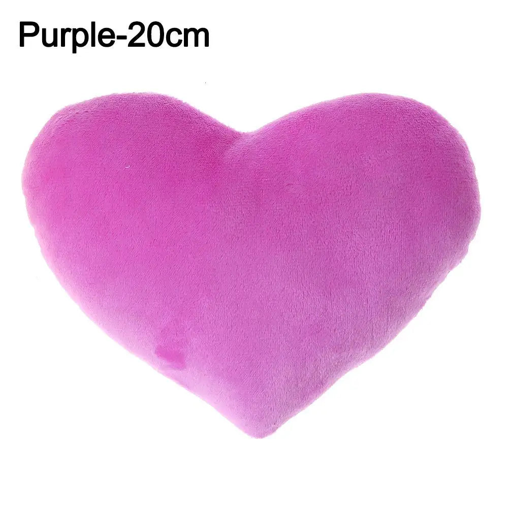 PP cotton Soft Pillow Comfortable Heart Plush Pillow Red Color Pink Color Stuffed Pillow Heart Shape Home Decorative.