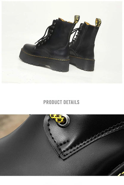 Autumn Winter Fashion Round Toe Lace-up Shoes Womens Boots Zip Ankle Boots For Women High Heels Basics Casual