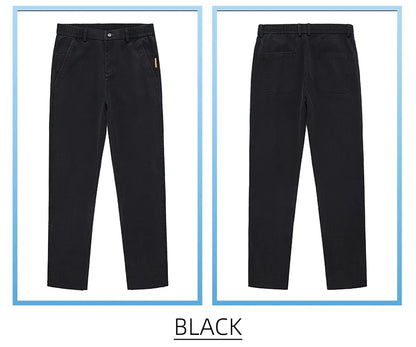 Men's Loose Straight Lyocell Wide Leg Trousers 2025 Autumn Winter Drape Comfortable Versatile Casual Pants Plus Size 5XL.