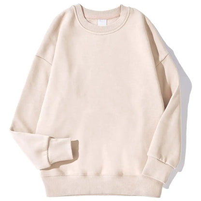 Herbst Winter Frauen Solide Hoodie Mode Warme Fleece Pullover Weiche Atmungsaktive Oansatz Sweatshirt Casual Oversize Weibliche Kleidung