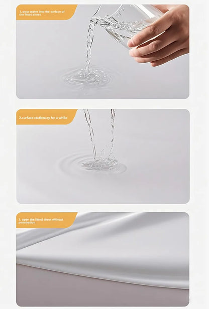 Waterproof Mattress Cover Thickened Padding Comfortable Fabric Bed Cover Bed Linen Bed Sheets Set Mattress Protector for Home.