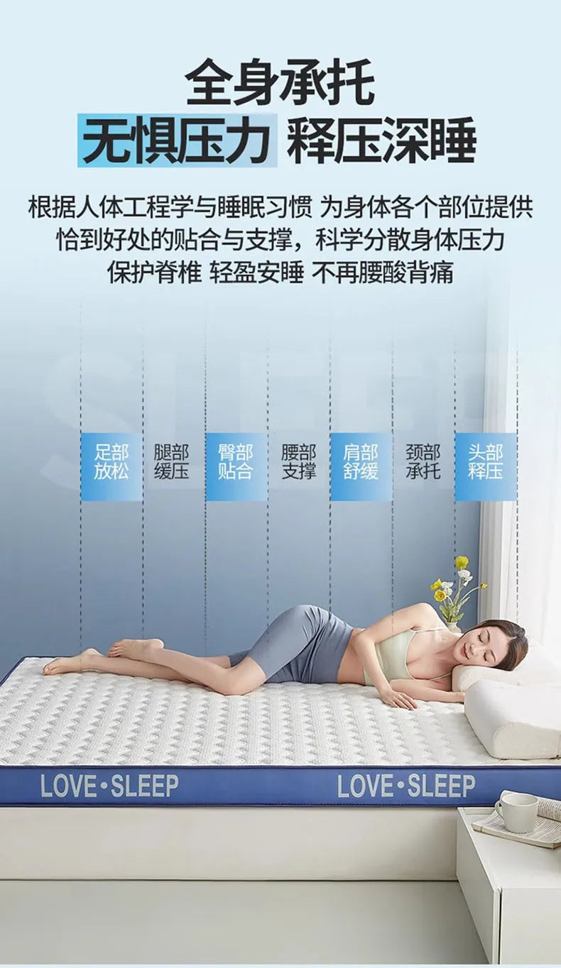 Latex matratze nach Hause gepolstert Studenten wohnheim Tatami verdickt Einzel-und Doppel benutzer definierte Memory Baumwolle Bett matte