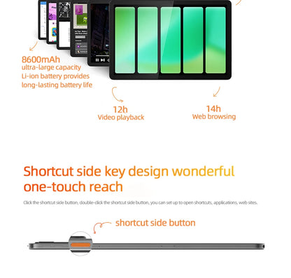 Lenovo Zhaoyang K11 TB352FC Y700 Tablet Global Version 6G+128G WIFI Version Tablet 8600mAh 11.5'' 90Hz 400nits Tablet.