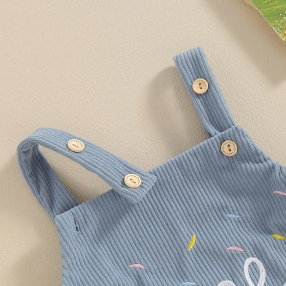 Baby ersten Geburtstag Stram pler, ärmellose Knopf verschluss Buchstaben Bodysuit lässige Overalls für Mädchen Jungen