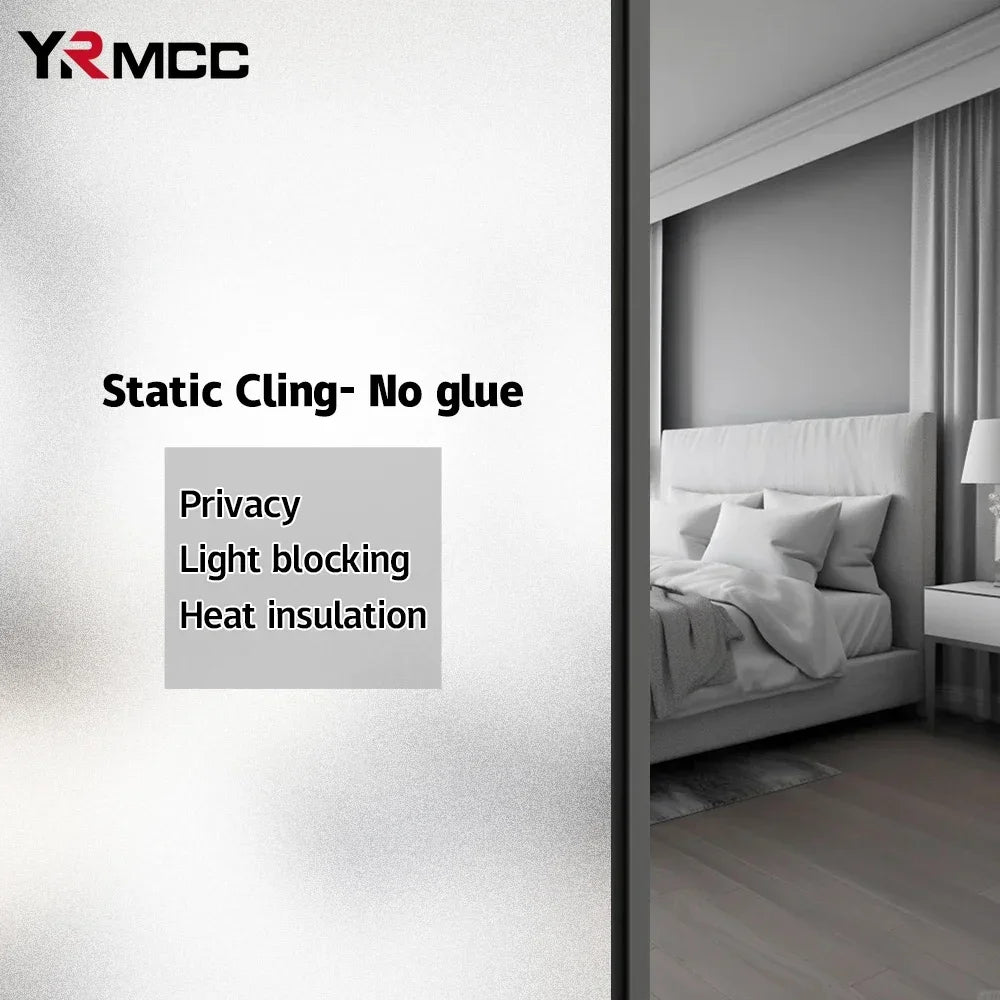 Car Window Matte Film Electrostatic Adsorption Frosted Anti Look Film Self Adhesive Scratch-resistant Sticker Car Accessories.