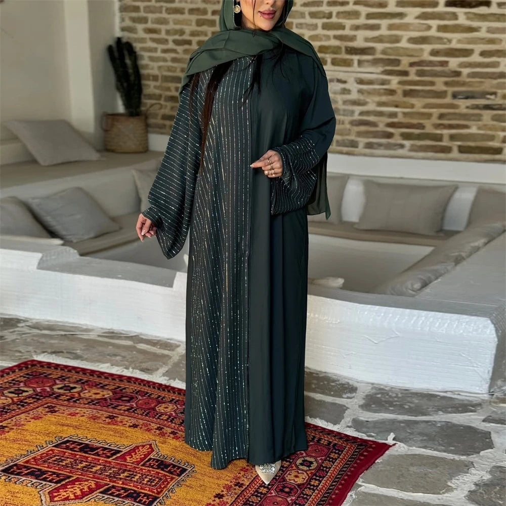 Ramadan Eid Kebaya Muslim Abaya Damen Dubai Long Dresses For Women Robe Djellaba Caftan Marocain Femme Musulmane Kaftan Vestidos.
