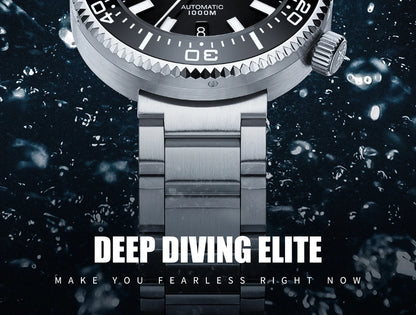 ADDIESDIVE Men's Diver's Watches 1000m Sapphire Glass Super Luminous Calendar NH35A Automatic Mechanical Wristwatch Luxury Watch.