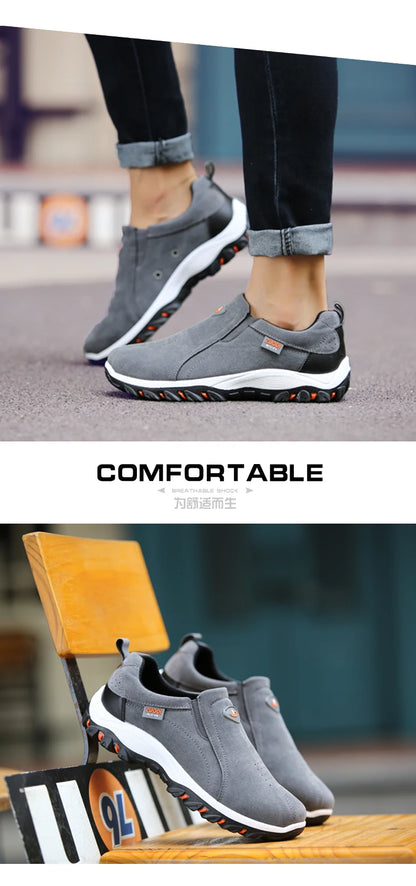 Outdoor Hiking Shoes for Men Camping Running Walking Jogging Sneaker Boots Waterproof AntiI-Slip Sport Shoes Zapatos Hombre
