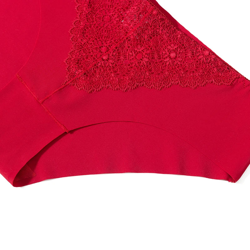 BZEL 10PCS/Set Women's Panties Exquisite Sweet Lace Underwear Sexy Lingerie Silk Satin Briefs Woman Comfort Breathable Underpant.