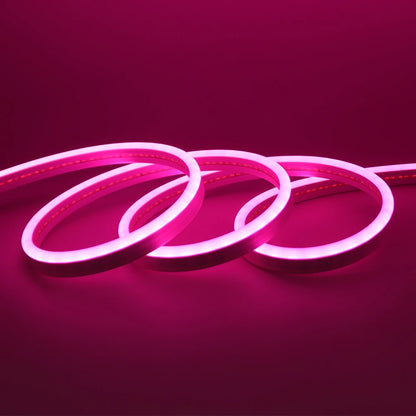 IP67 Waterproof DC 24V Neon Strip TV BackLight White/Blue/Pink/Yellow/Green Home Decor Silicon Tube LED Light 1M 5M 10M 20M.