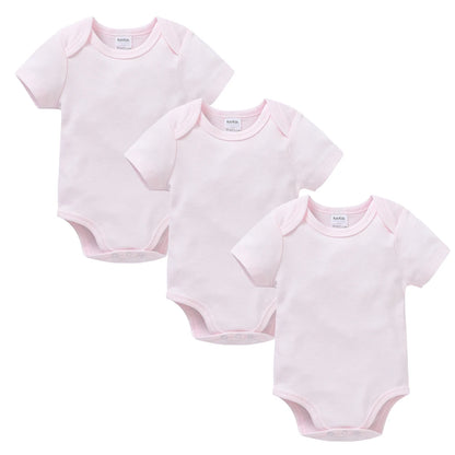 3Pcs Baby Jungen Kleidung 100% Baumwolle Solid Black Kurzarm Blank Baby Bodys körper bebe Neugeborenen Overall Plain 0-24 monate.