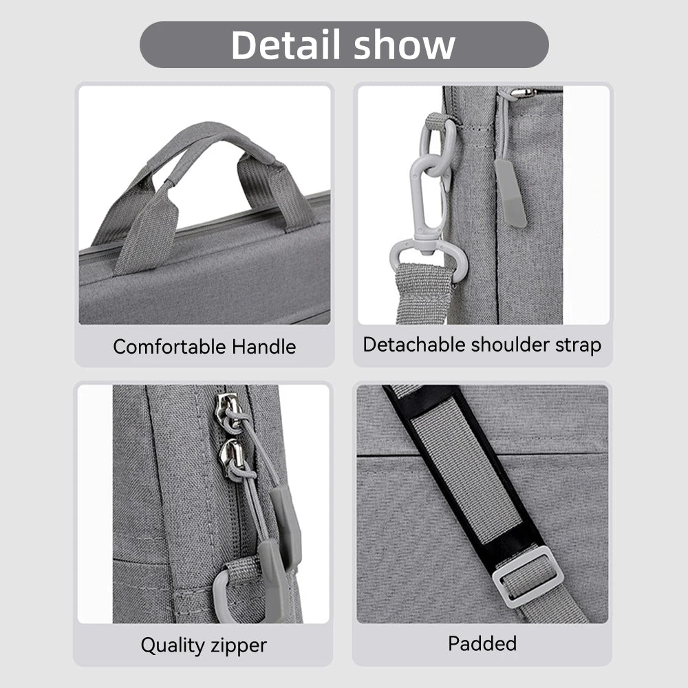 Laptop Sleeve Bag 14 15.6 Inch Notebook Case For Macbook Air Pro Tablet Waterproof Portable Travel Carrying Bag Computer Handbag.