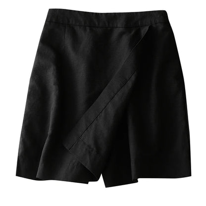 ZANZEA Women Summer Sports Shorts Korean Fashion Culottes 2025 Solid Casual Culotte Pant Elastic High Waist Shorts Streetwear