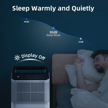 Dehumidifier 16 L/day, Ultra-quiet Electric Intelligent Central Control, Auto Mode, Moisture Display, 24h Timer Home Appliances.