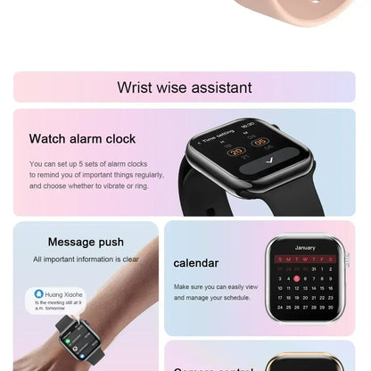 2025 New Original For Apple Watch Series 10 Women SmartWatch GPS Track Bluetooth Call NFC IP68 Waterproof Compass Men SmartWatch