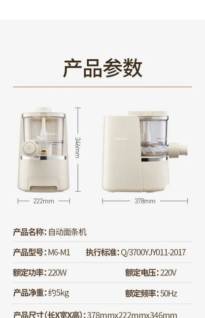 220V Automatic Smart Mini Electric Noodle Pasta Maker Machine for Home Use AF