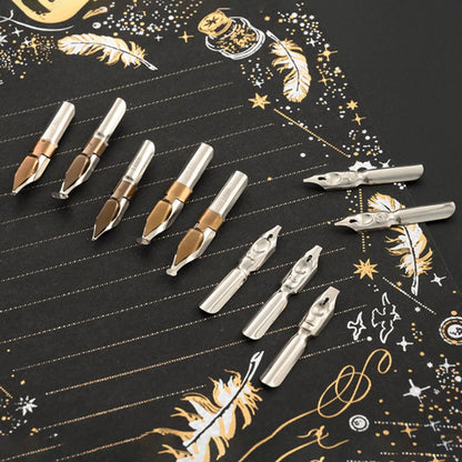 Dip Pen Füllfederhalter Stern Sternenhimmel Glas Kalligraphie Tintenstift Briefpapier Geschenk.